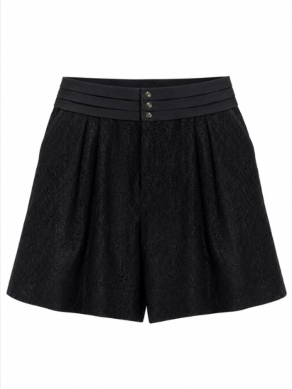 Gibson Latimer Lace Black Shorts Women's Size 6